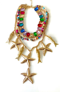 Jewelled Starfish Necklace