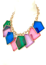 Load image into Gallery viewer, Abstract Acrylic Statement Necklace
