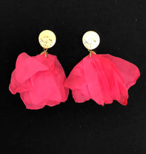 Load image into Gallery viewer, Pink Chiffon Earrings
