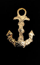 Load image into Gallery viewer, Vintage Gold Anchor Brooch
