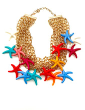 Load image into Gallery viewer, Starfish Chunky Gold Chain Necklace
