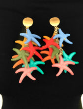 Load image into Gallery viewer, Long Starfish Statement Earrings
