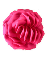 Load image into Gallery viewer, Pink Satin Flower Corsage Brooch
