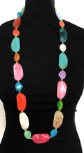 Load image into Gallery viewer, Long Bright Bead Necklace
