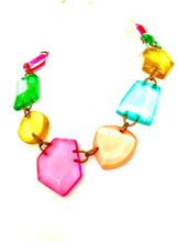 Load image into Gallery viewer, Rainbow Acrylic Necklace

