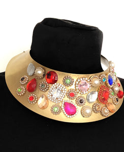 Jewelled Torque Choker Necklace