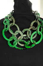 Load image into Gallery viewer, Green Acrylic Chain Necklace
