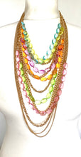 Load image into Gallery viewer, Pastel Bead and Chain Necklace
