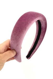 Lilac Velvet Padded Headband