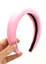 Load image into Gallery viewer, Baby Pink Velvet Padded Headband
