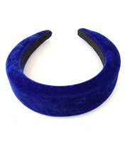 Load image into Gallery viewer, Royal Blue Velvet Padded Headband
