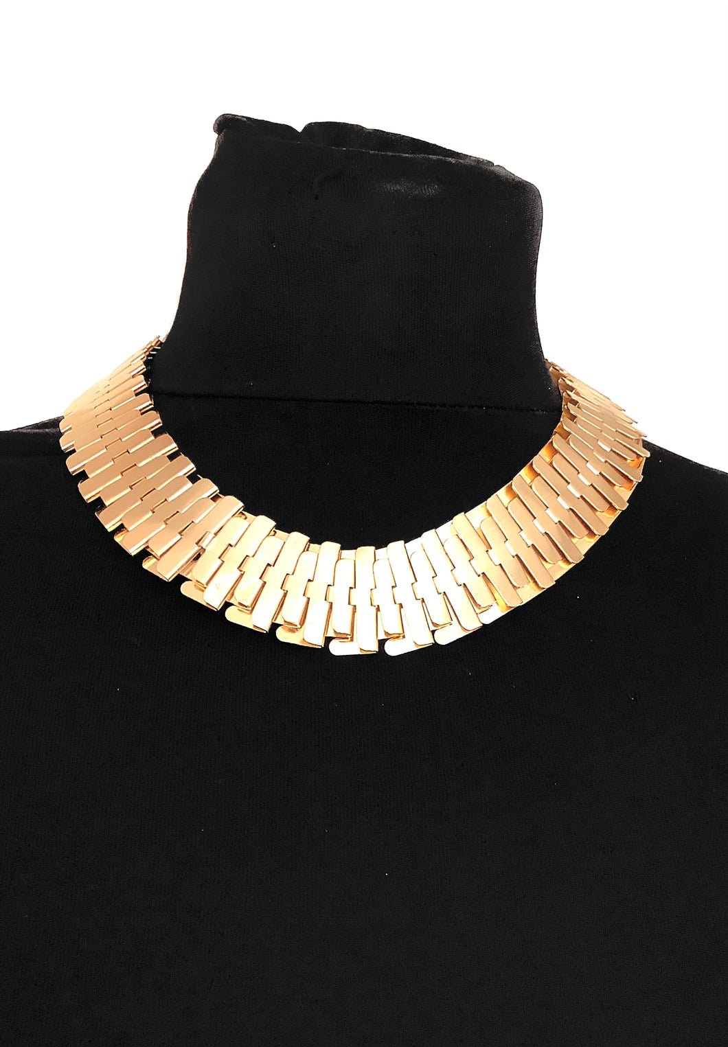 Gold Cleopatra Style Collar Necklace