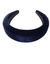 Load image into Gallery viewer, Navy Blue Velvet Padded Headband
