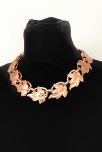 Rose Gold Leaf Necklace