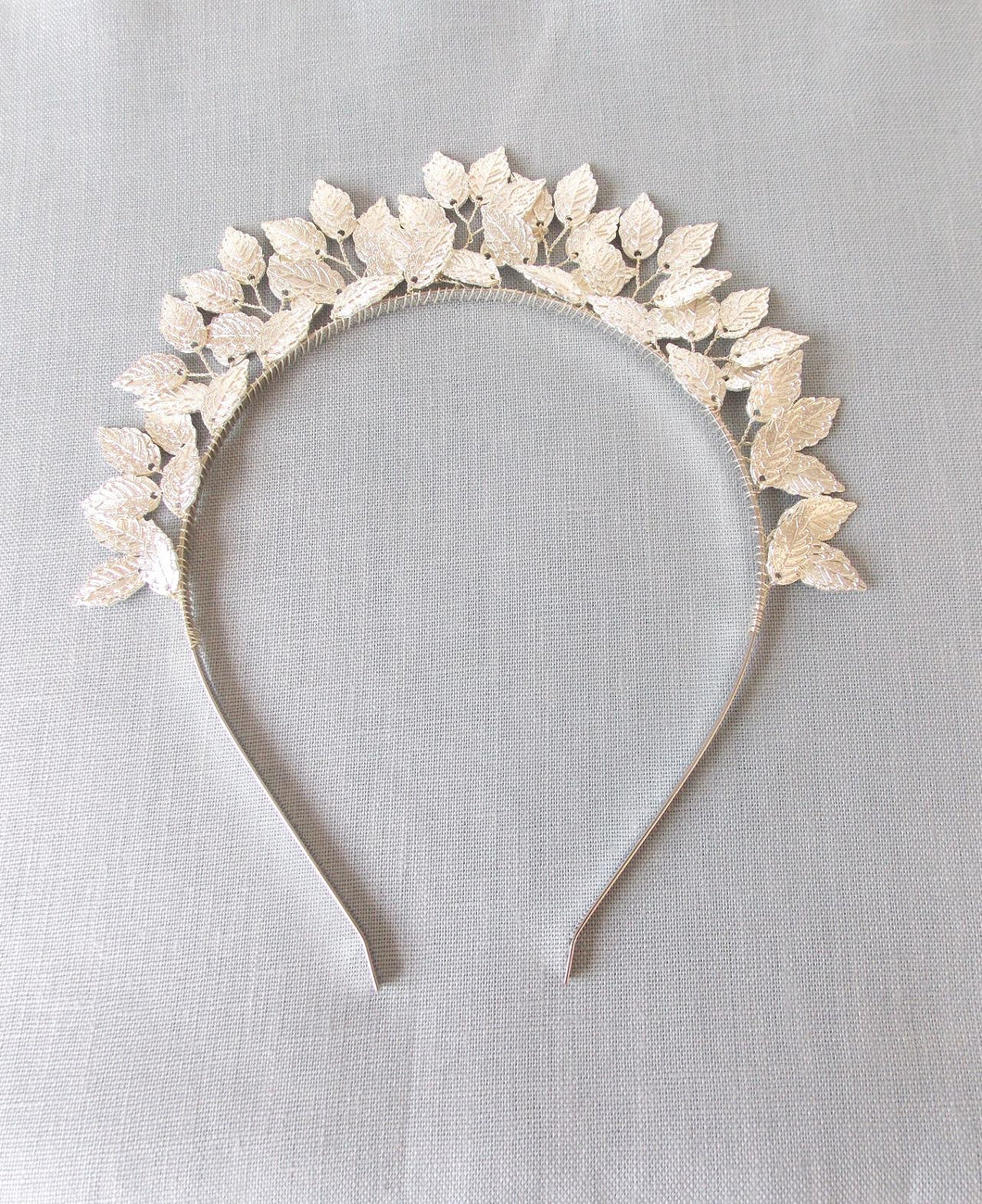 Silver Grecian Style Headband