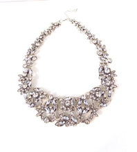 Load image into Gallery viewer, Silver Crystal Rhinestone Necklace
