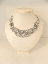 Load image into Gallery viewer, Silver Crystal Rhinestone Necklace
