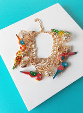 Load image into Gallery viewer, Wooden Parrot Charm Bracelet
