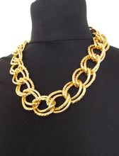 Load image into Gallery viewer, Chunky Gold Double Link Chain Necklace
