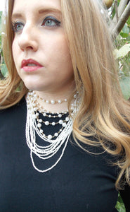 Pearl Layered Statement Necklace
