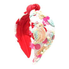 Load image into Gallery viewer, Sequin Parrot Flower Knot Headband

