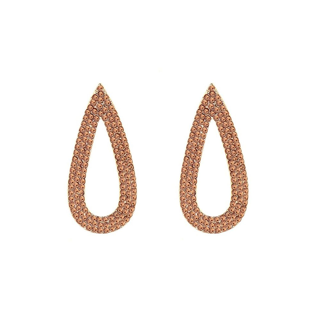 Gold Jewelled Stud Earrings
