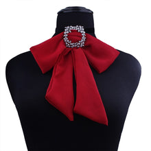 Load image into Gallery viewer, Red Pussy  Bow Choker  Necklace
