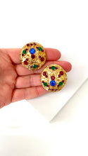 Load image into Gallery viewer, Clip On Vintage Jewelled Earrings
