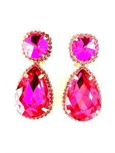 Cerise pink deals earrings