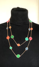 Load image into Gallery viewer, Multi Coloured Delicate Layered Necklace
