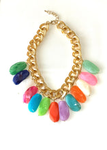 Load image into Gallery viewer, Chunky Bead Statement Necklace

