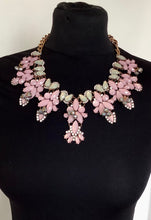 Load image into Gallery viewer, Baby Pink Jewelled Statement Necklace
