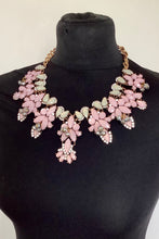 Load image into Gallery viewer, Baby Pink Jewelled Statement Necklace
