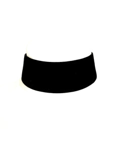 Wide black choker necklace deals