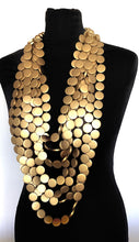 Load image into Gallery viewer, Over Sized Gold Bead Festival Statement Necklace
