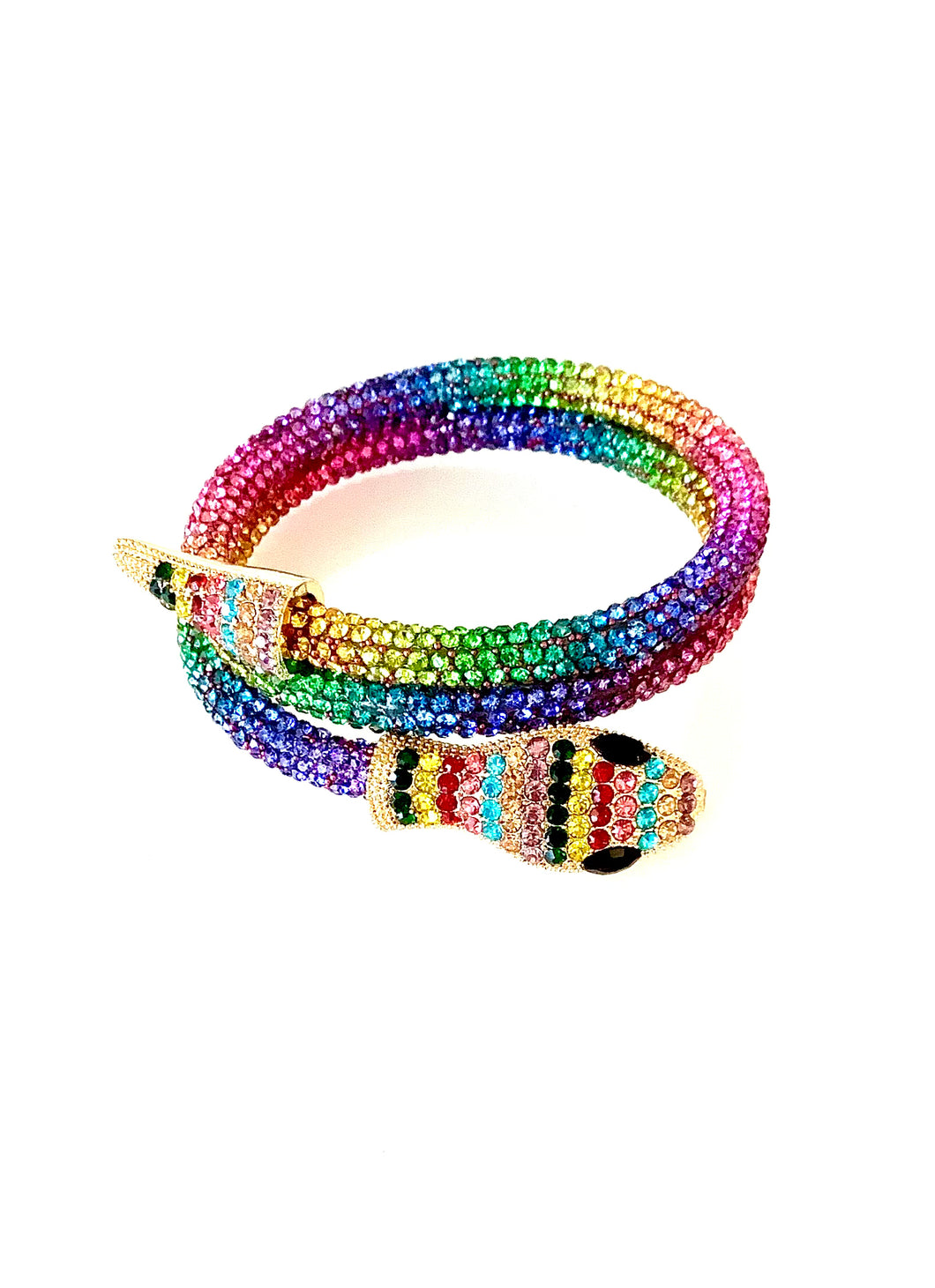 Rainbow Jewelled Snake Bracelet
