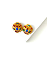 Load image into Gallery viewer, Clip On Vintage Jewelled Earrings
